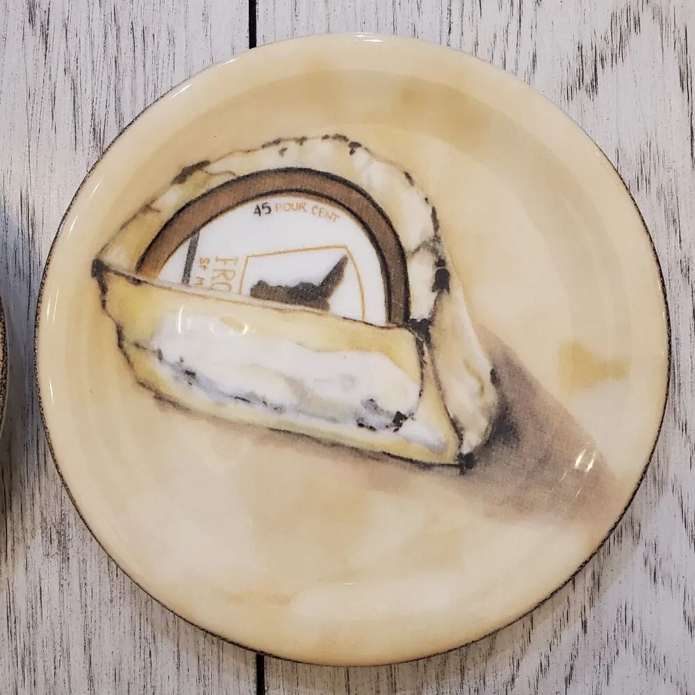 Williams Sonoma Fromage Cheese Plates Made In Italy 2 Appetizer Plates 6.5